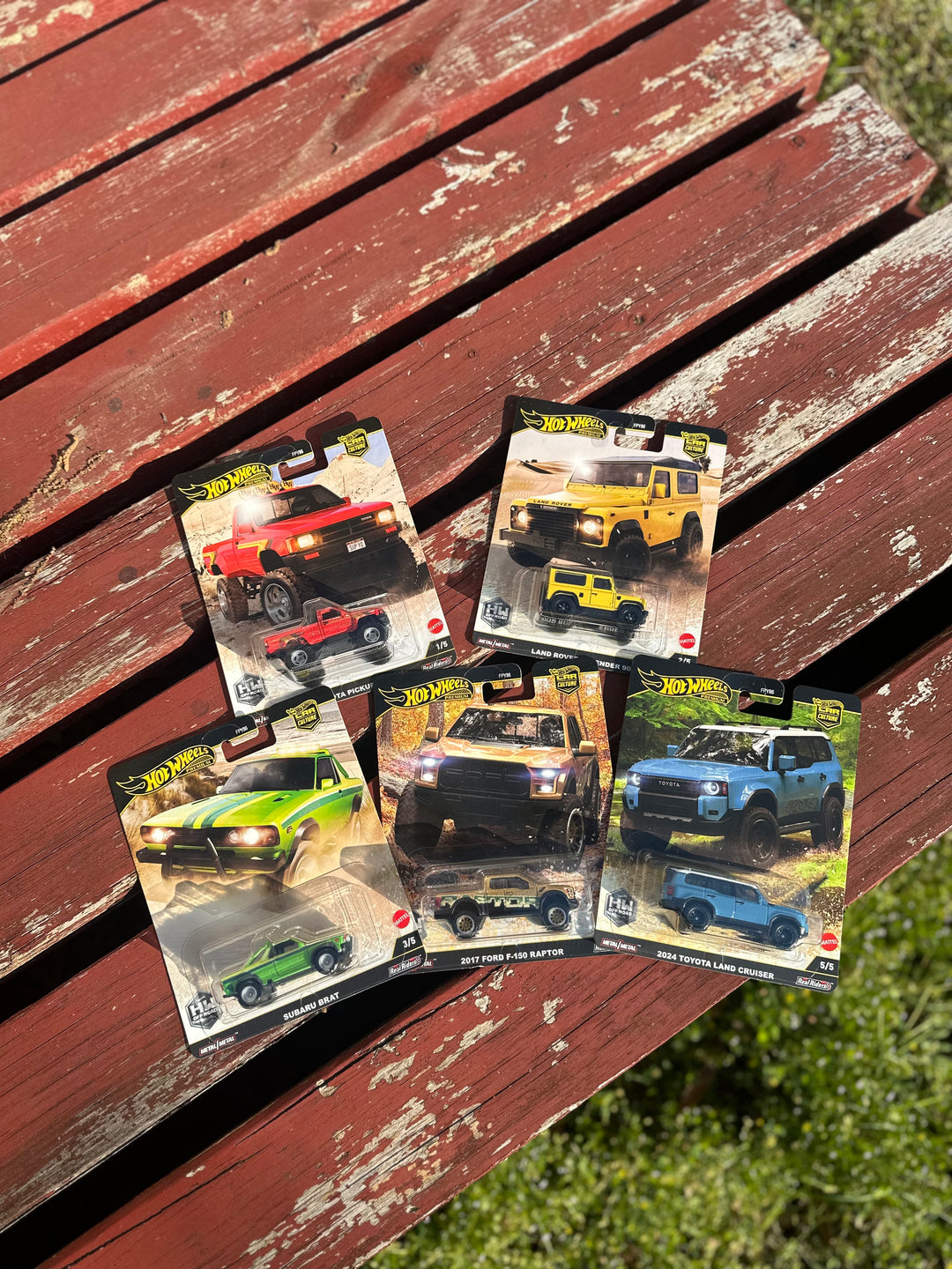 Hot Wheels 1:64 Car Culture 2024 H Case – HW Off Road *Set Of 5*