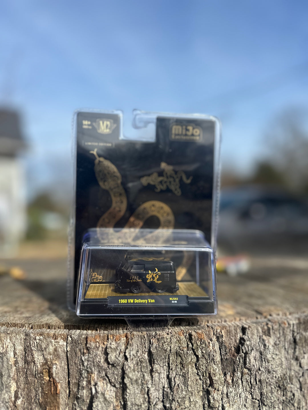 M2 Machines 1:64 1960 Volkswagen Delivery Van “2025 Year Of The Snake” Black