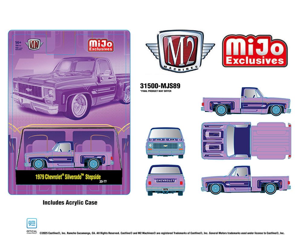 (Preorder) M2 Machines 1:64 1978 Chevrolet Silverado Stepside ** CHASE**