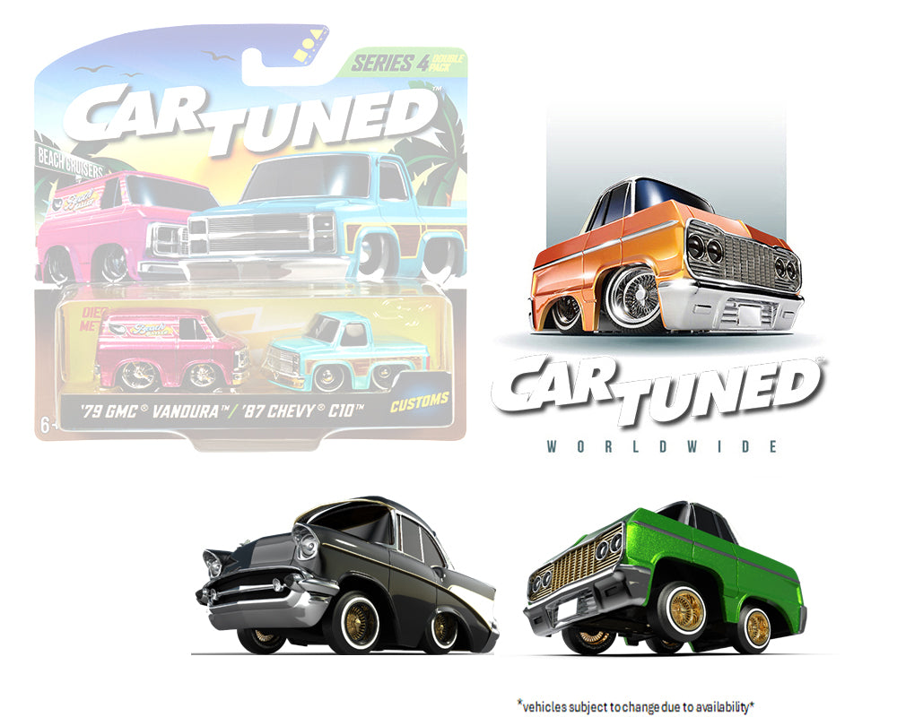 Car Tuned 1:64 2-Pack Wave 2 Hittin Switches Lowriders – 1957 Chevrolet Bel Air & 1964 Chevrolet Impala SS