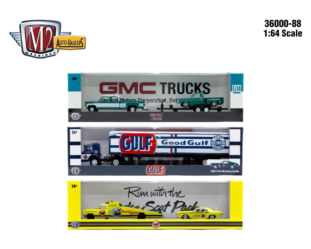 (Preorder) M2 Machines 1:64 Auto-Haulers Release 88 Assortment