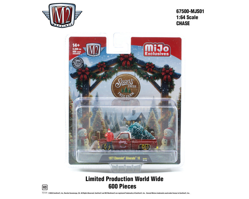 (Preorder) M2 Machines 1:64 Diorama Sean’s Fresh Tree Farm 1977 Chevrolet Silverado 10 *CHASE*