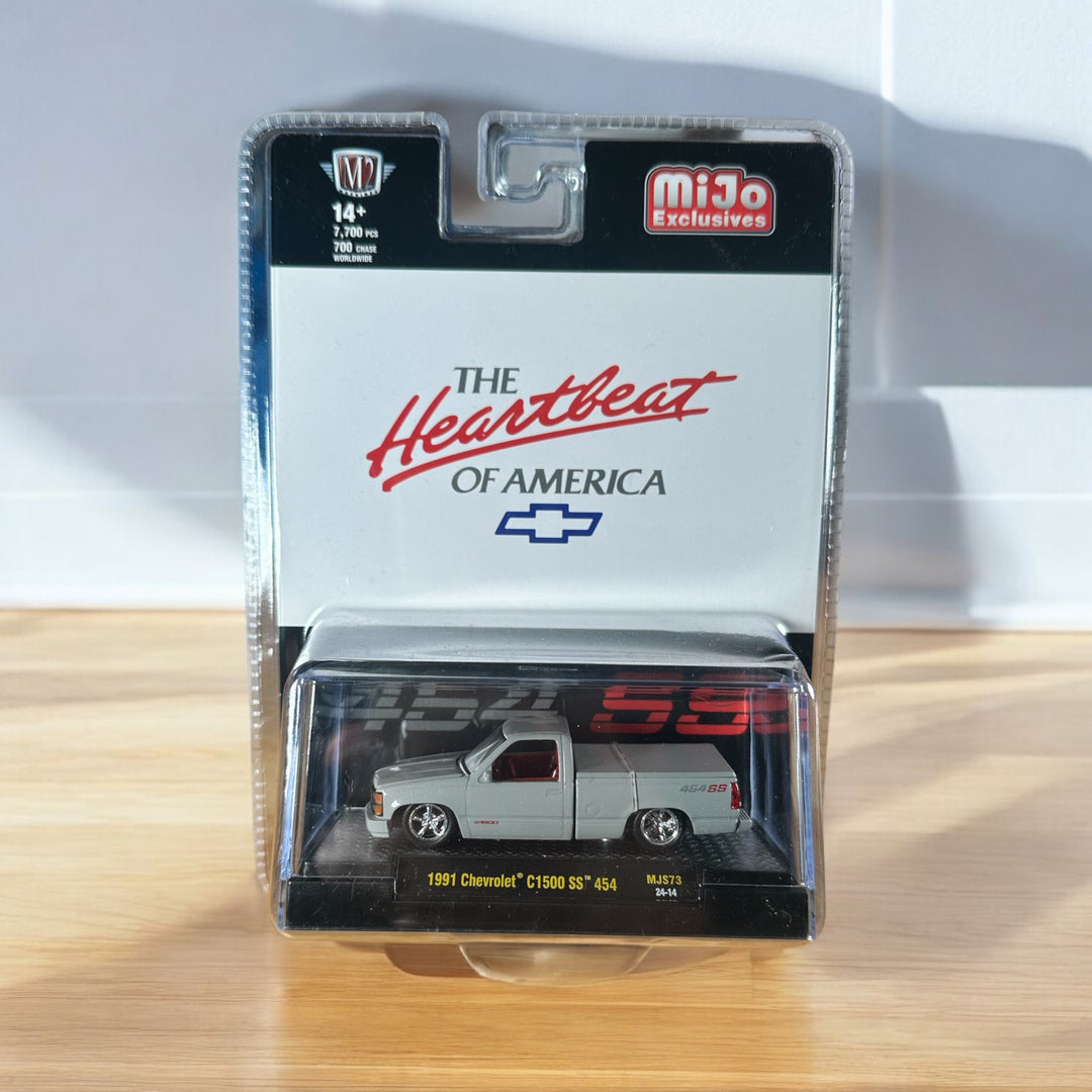 M2 Machines 1:64 1991 Chevrolet C1500 Ss 454 Pickup Truck Limited Edition – Silver – Mijo Exclusives
