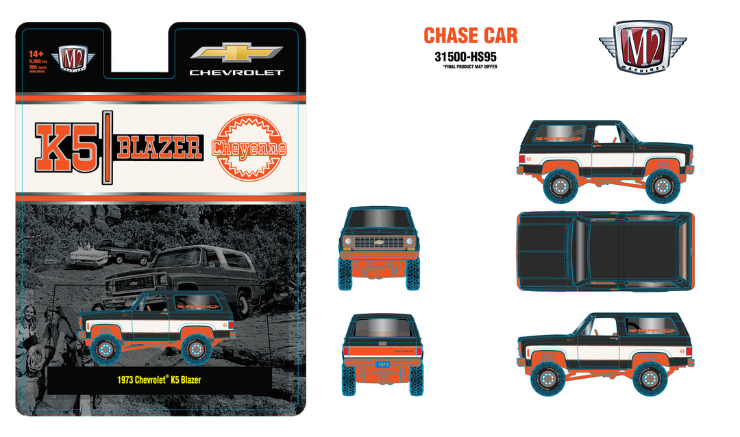 (Pre Order) M2 Machines 1:64 1973 Chevrolet K5 Blazer * CHASE