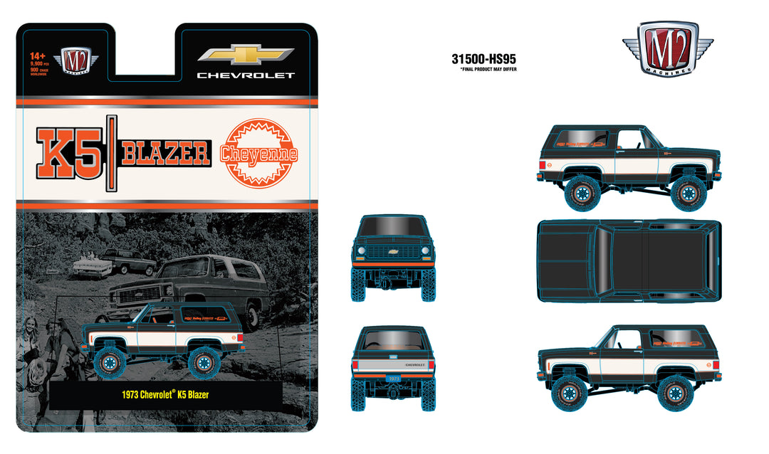 (Pre Order) M2 Machines 1:64 1973 Chevrolet K5 Blazer