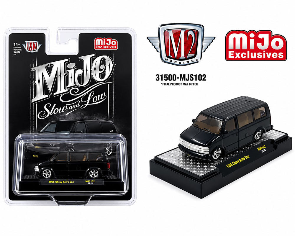M2 Machines 1:64 1995 Chevrolet Astro Van Custom Slow & Low