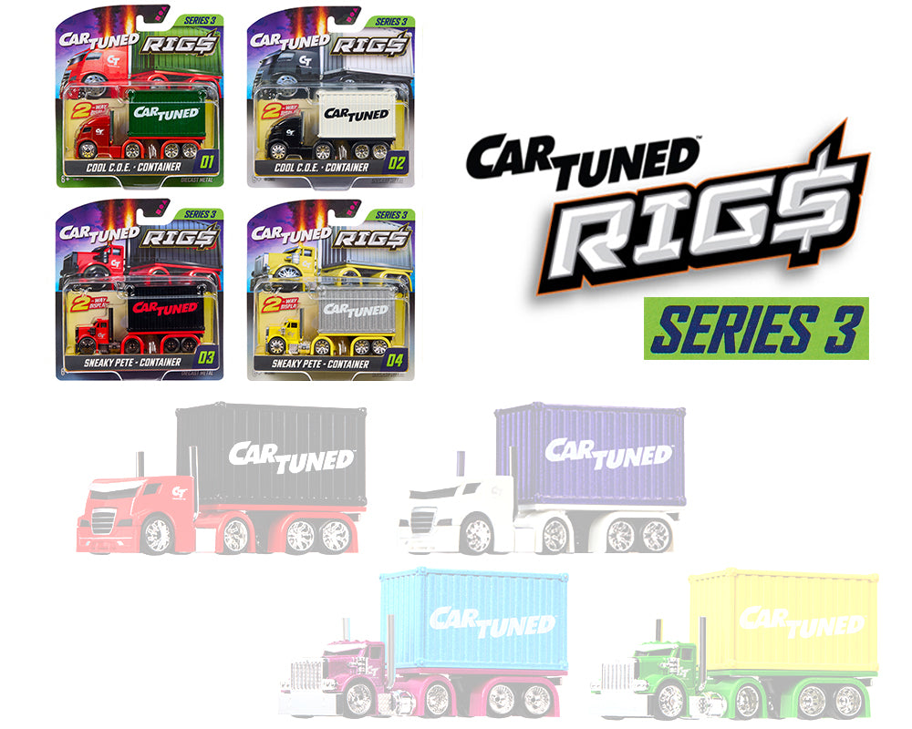 (Preorder) CarTuned 1:64 Container Rigs Series 3 Assortment