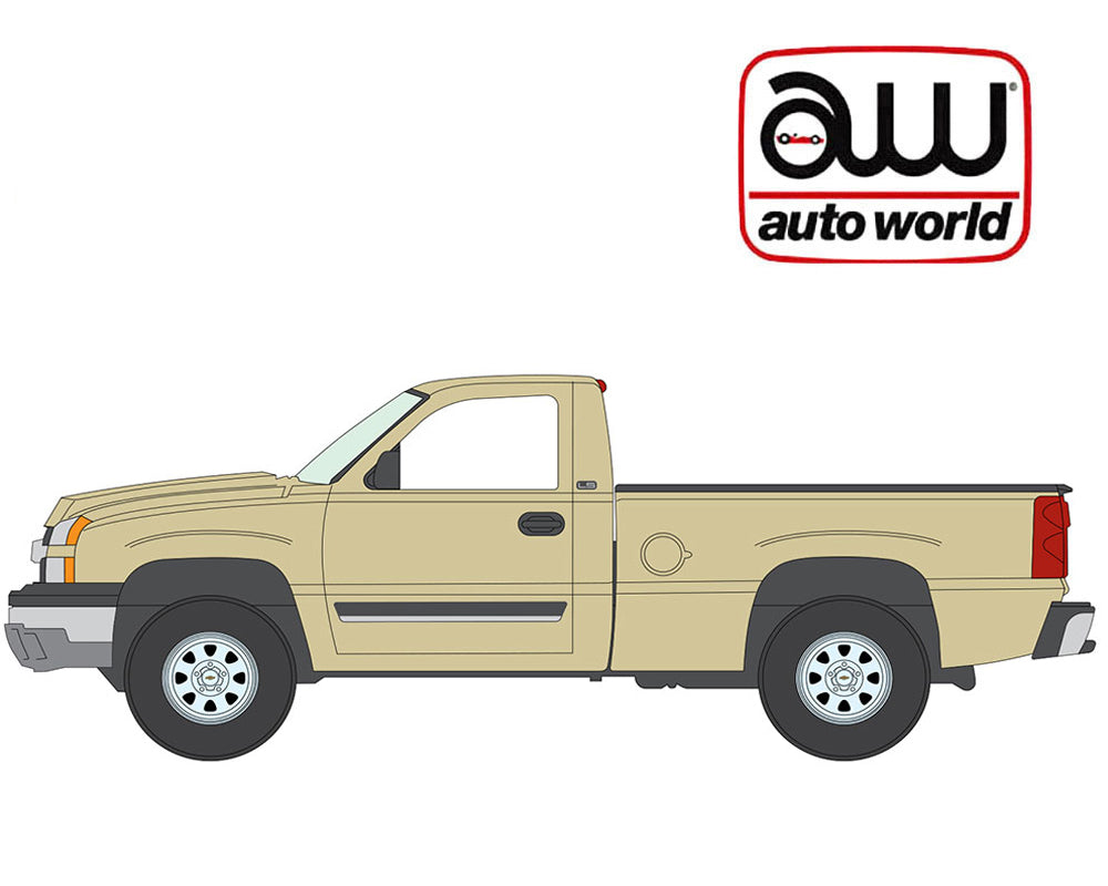 (Preorder) Auto World 1:64 2026 Premium Release 5B – 2007 Chevrolet Silverado – Cashmere