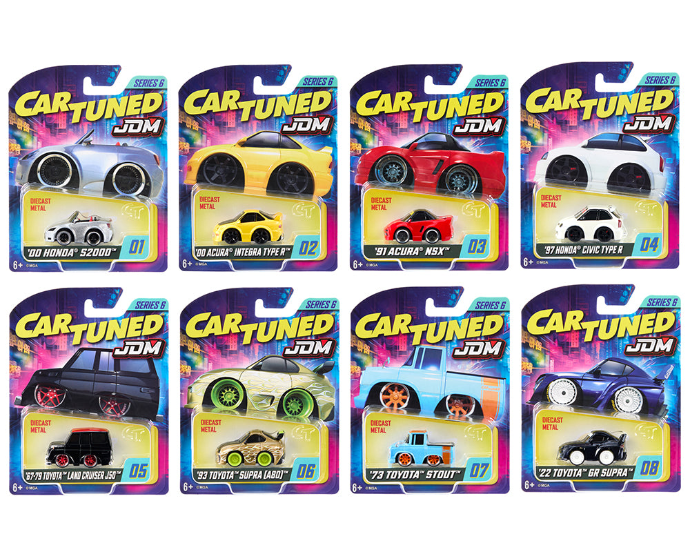 Preorder) CarTuned 1:64 JDM Tuners Series 6 Assortment