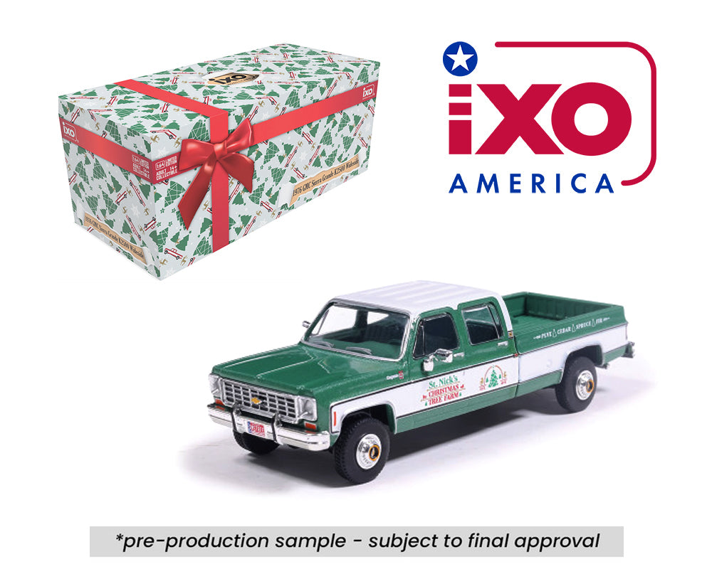 (Preorder) IXO Model 1:64 1976 GMC Sierra Grande 2500 – Christmas Exclusive Edition – Limited Edition