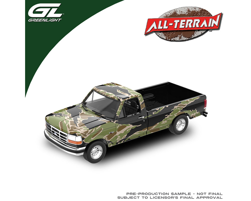 (Preorder) Greenlight 1:64 All Terrain Series 18 – 1993 Ford F-150 Camouflage – Limited Edition