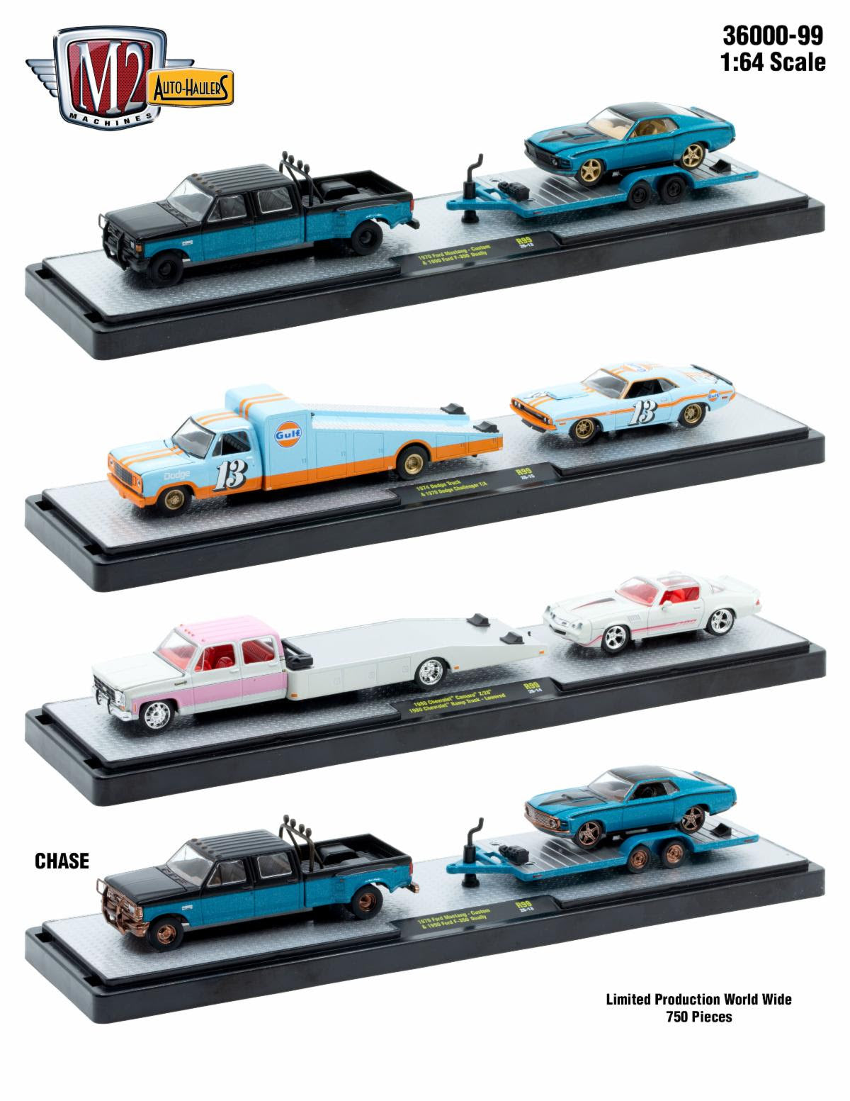 M2 Machines 1:64 Auto-Haulers Release 99 Assortment – Pmc Diecast